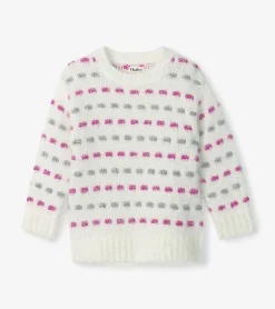 Sale Hatley Girls Basket Weave Sweater Tunic