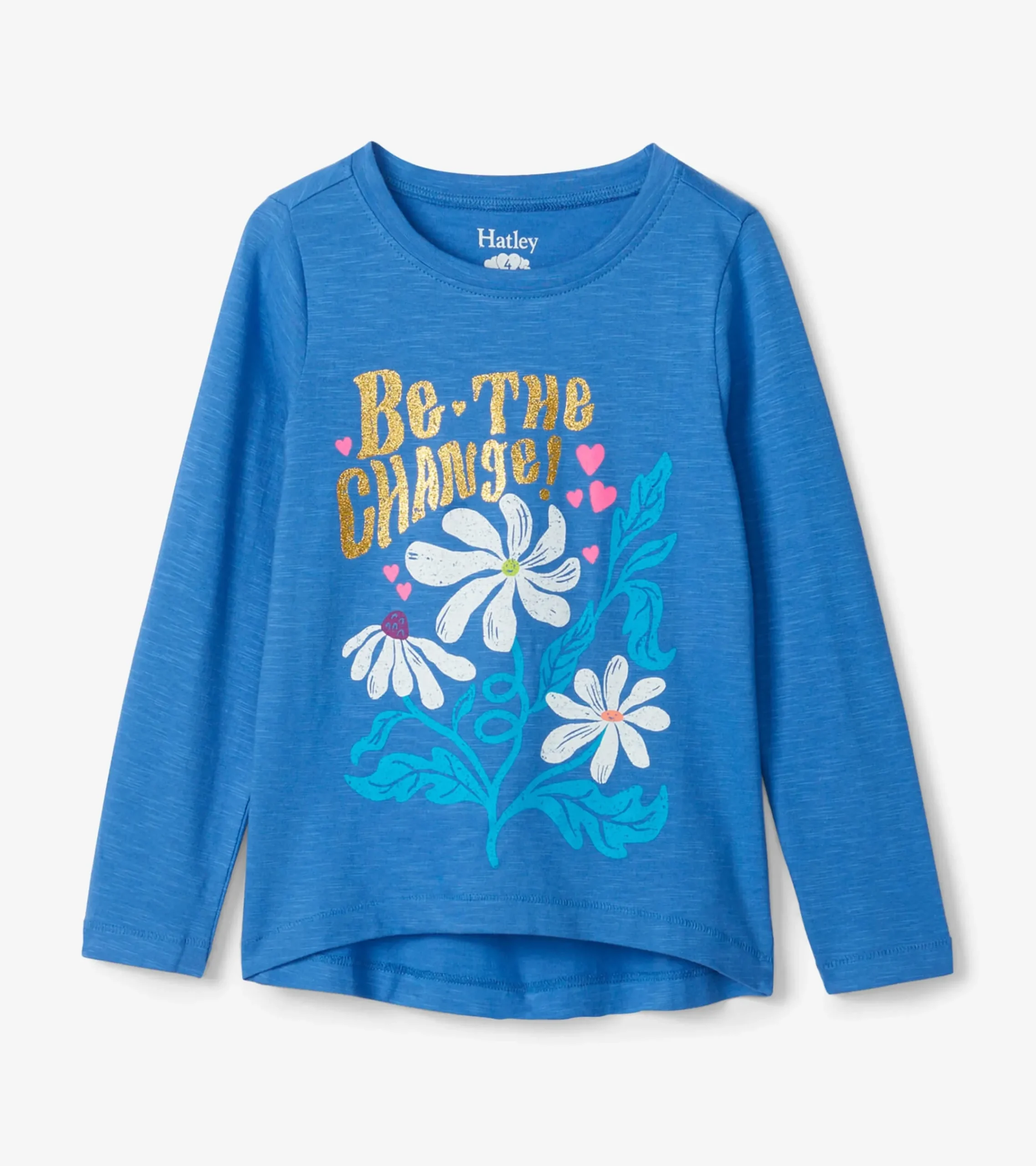 Sale Hatley Girls Be The Change Long Sleeve T-Shirt