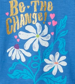 Sale Hatley Girls Be The Change Long Sleeve T-Shirt