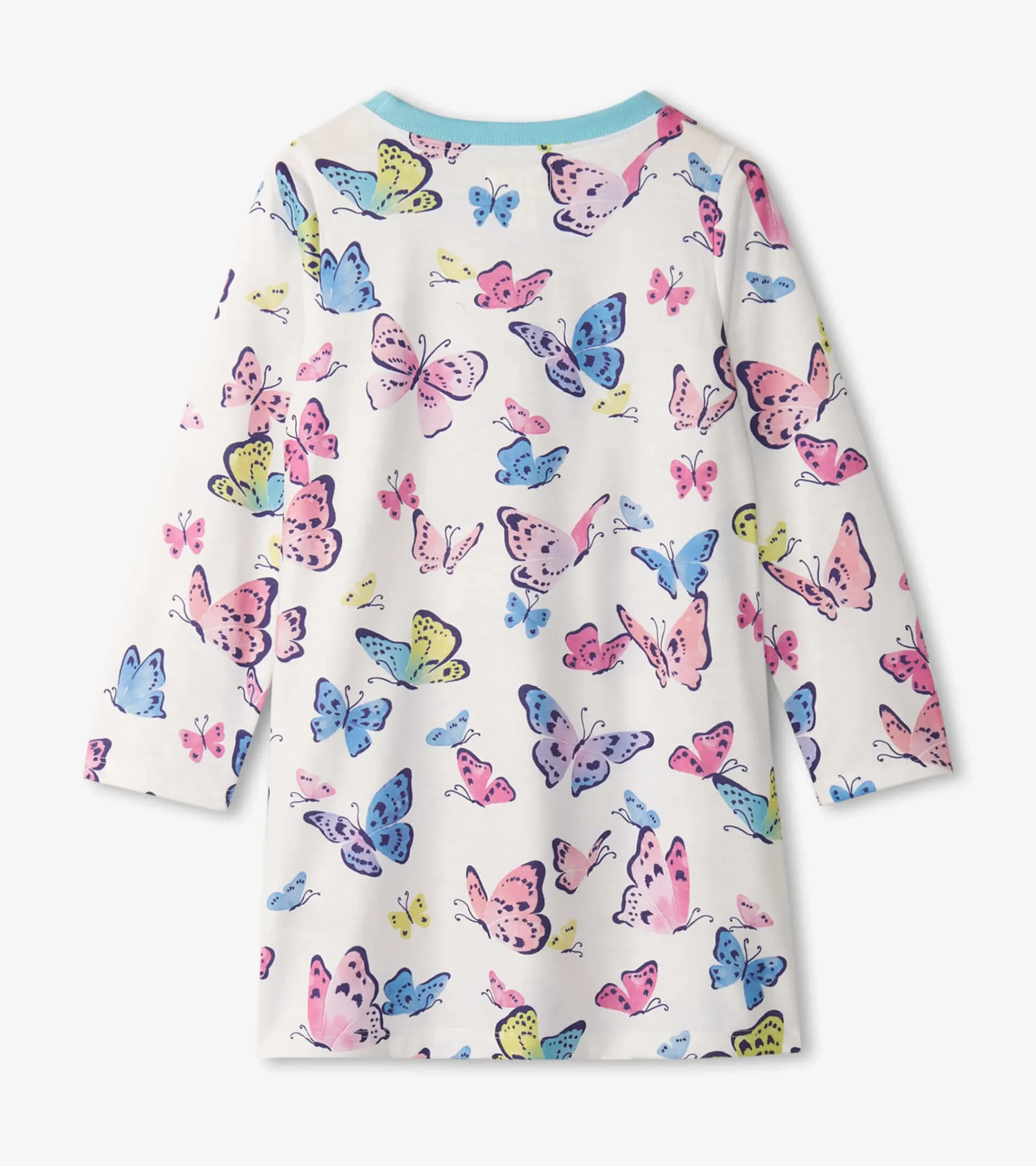 Hatley Girls Big Butterflies Long Sleeve Nightgown