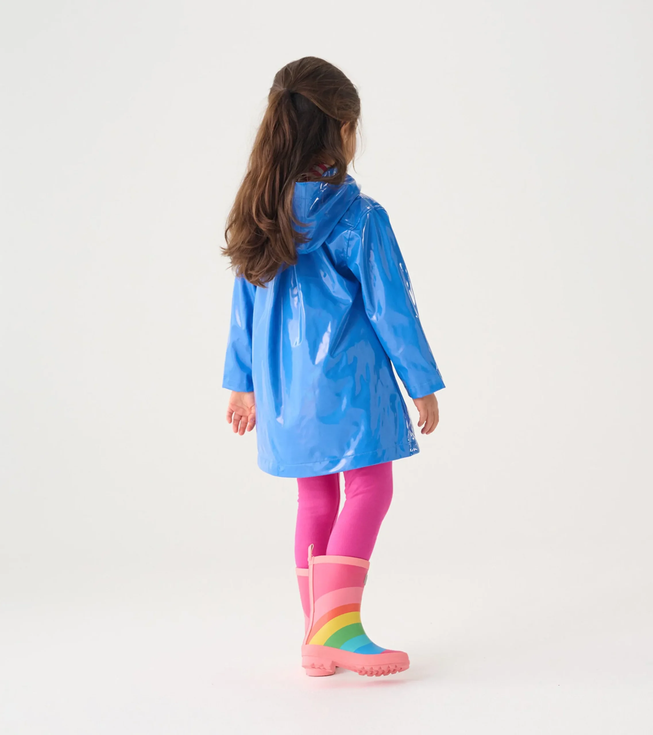 New Hatley Girls Blue Glitter Swing Jacket