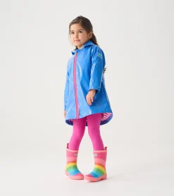 New Hatley Girls Blue Glitter Swing Jacket