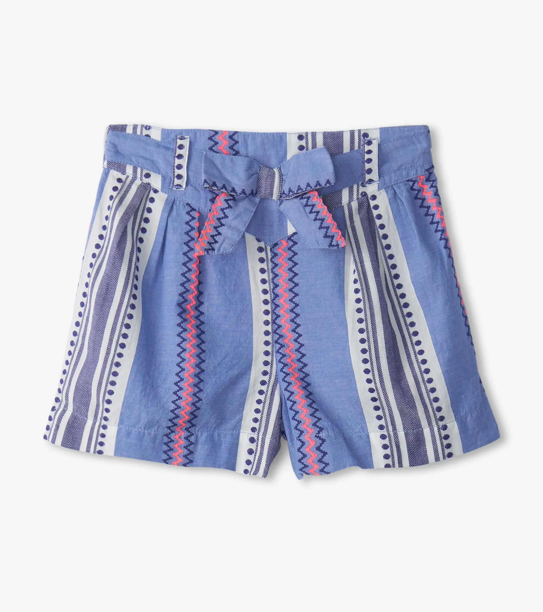 Hot Hatley Girls Boho Stripe Paper Bag Shorts