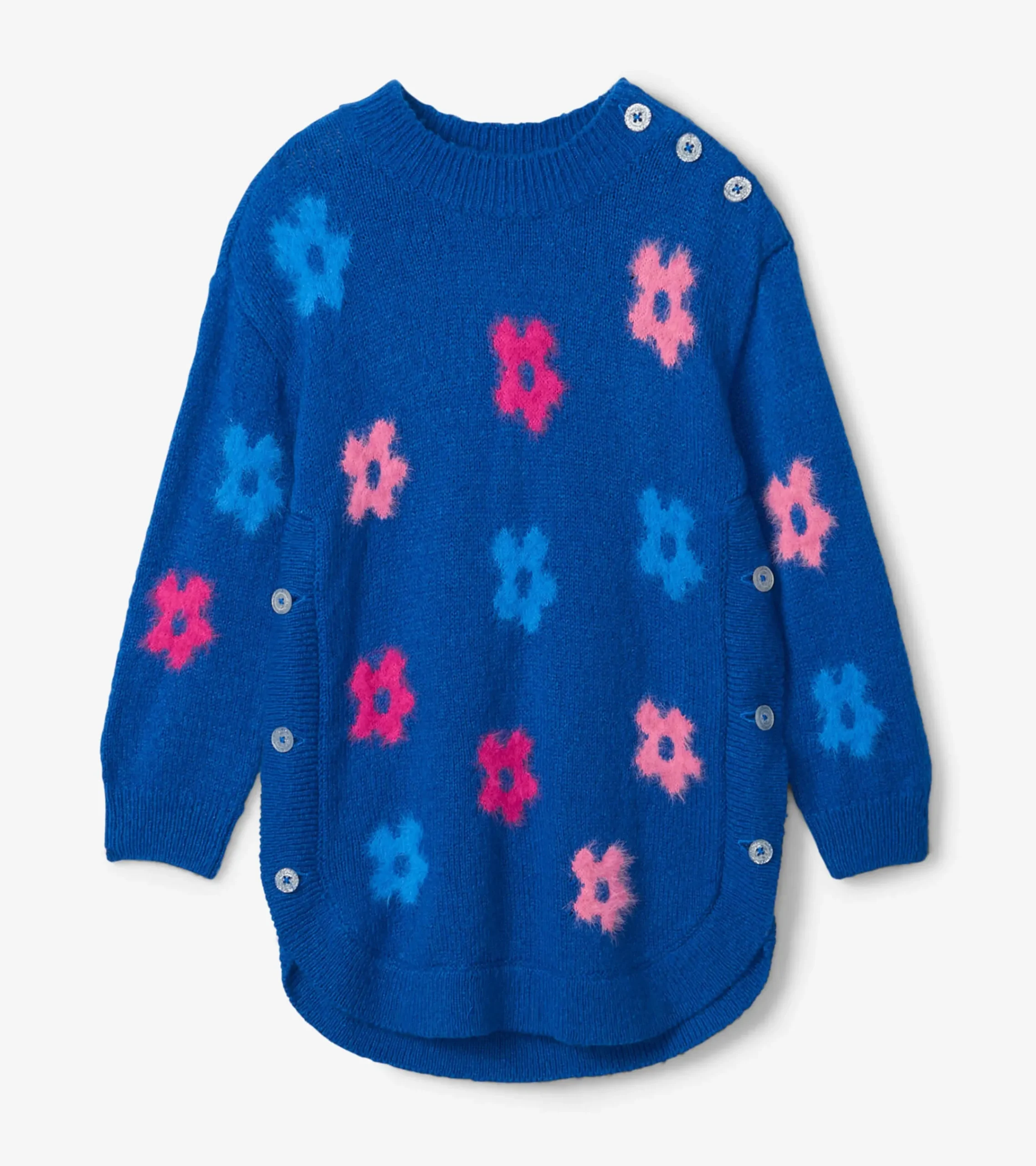 Hatley Girls Bold Flowers Sweater Tunic