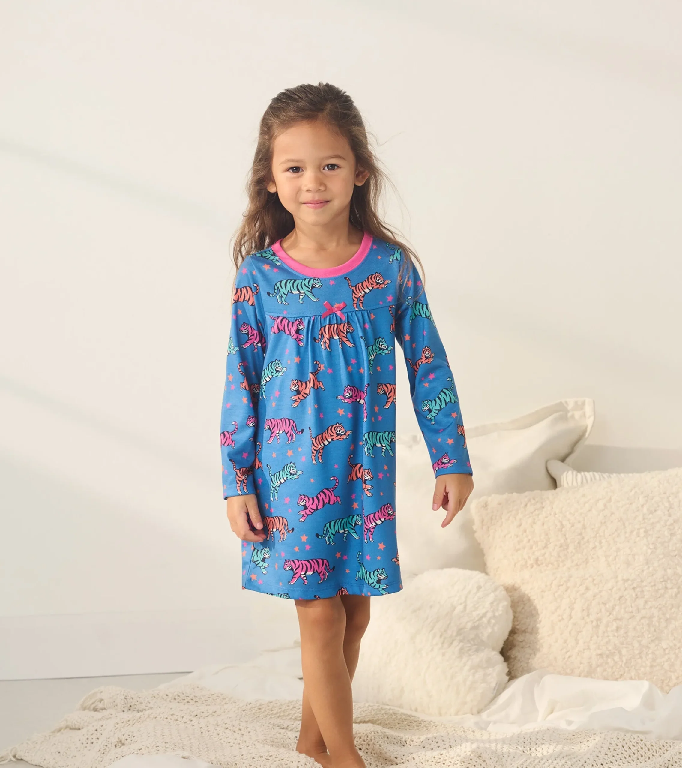 Hot Hatley Girls Celestial Tigers Nightgown
