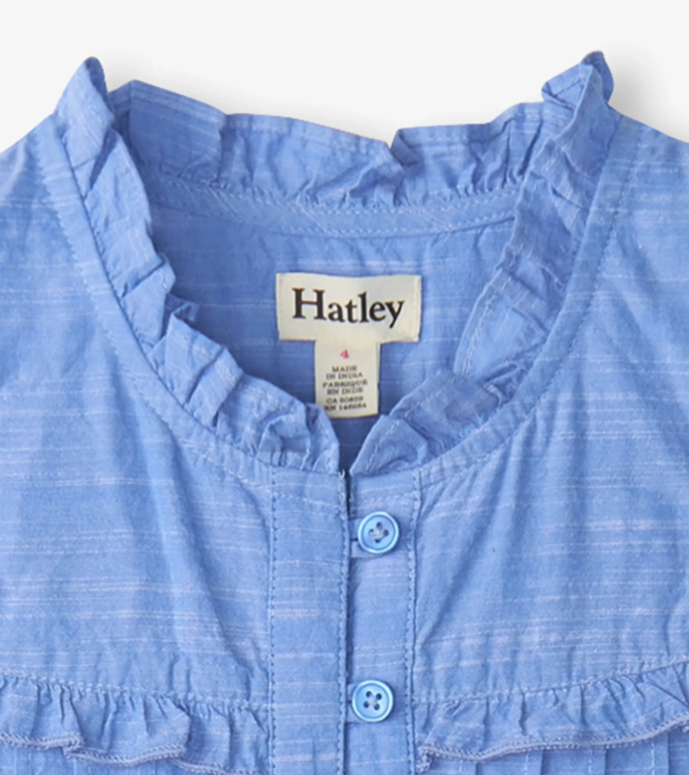 Discount Hatley Girls Chambray Pintuck Dress
