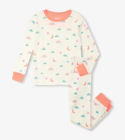 New Hatley Girls Charms Organic Cotton Pajama Set
