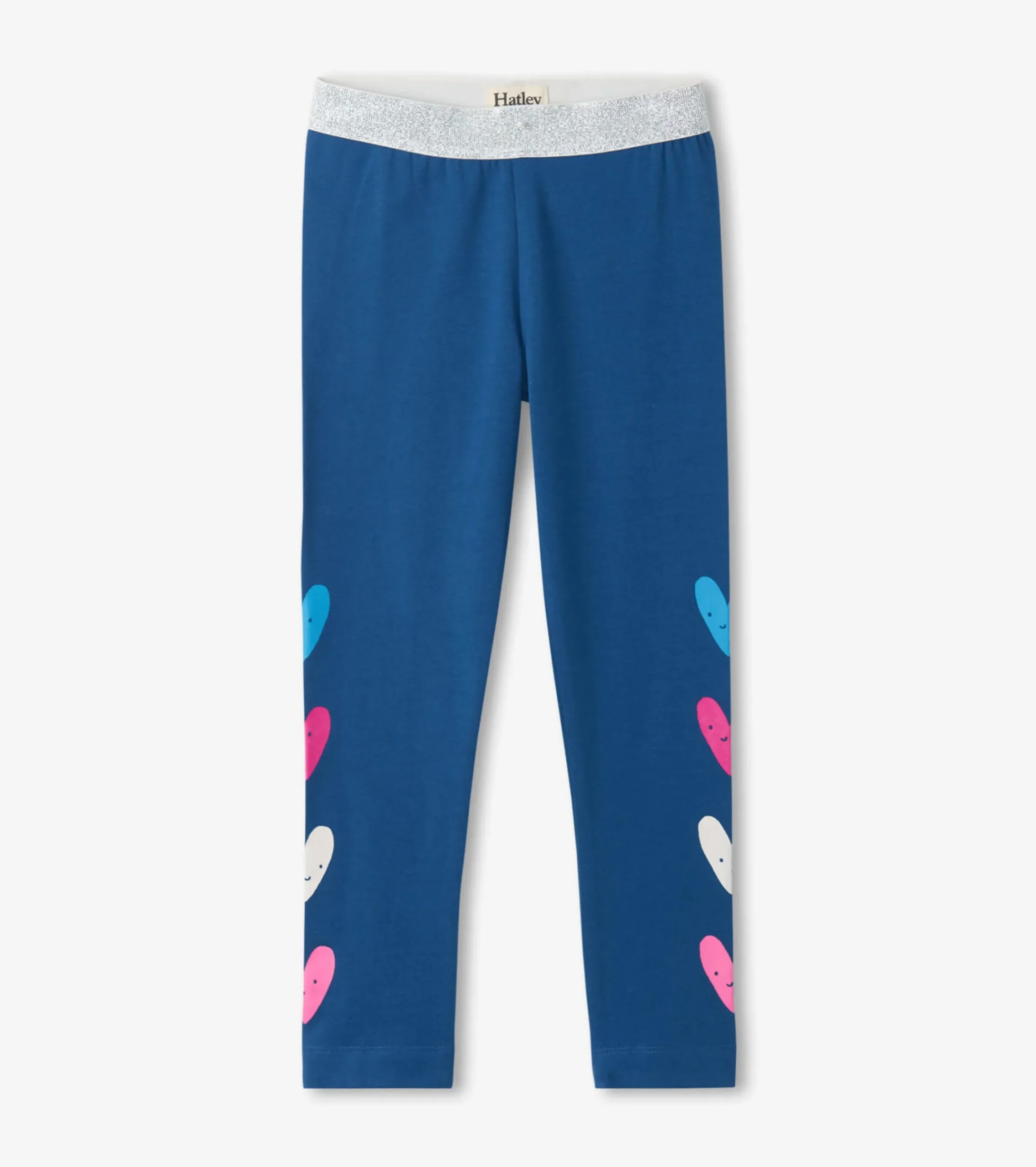 Sale Hatley Girls Colourful Hearts Fun Waist Leggings