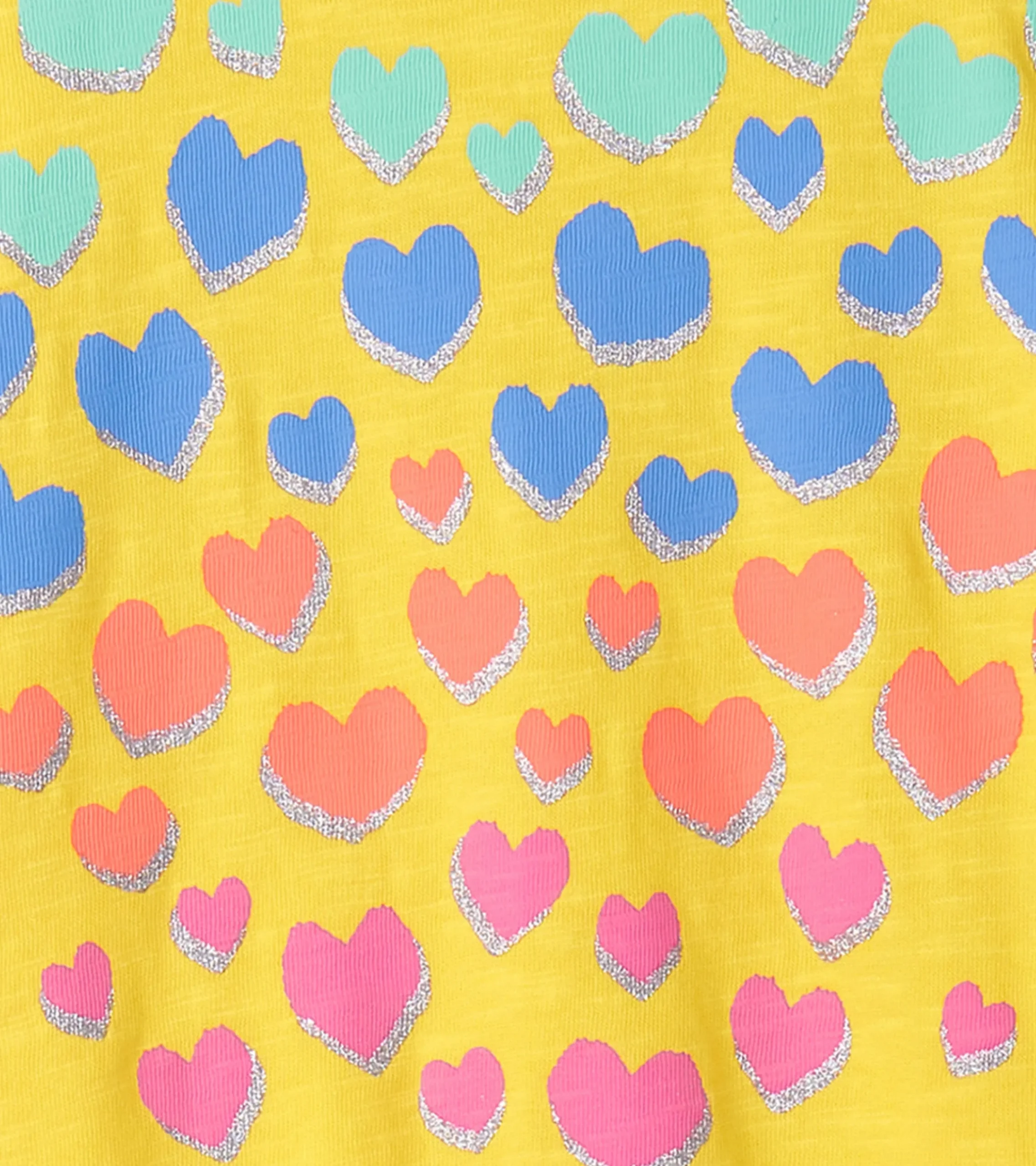 Hatley Girls Falling Hearts Graphic Tee