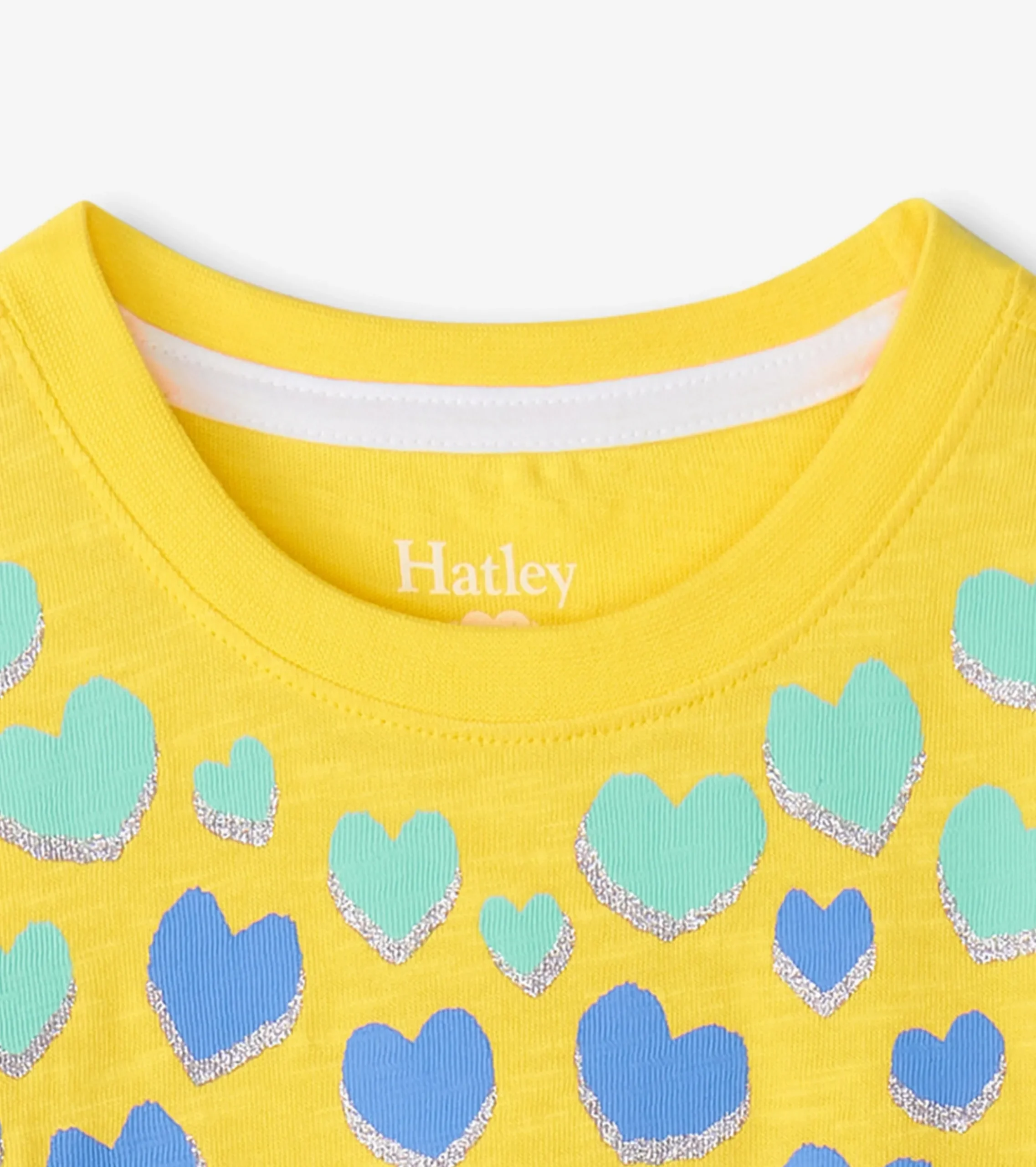 Hatley Girls Falling Hearts Graphic Tee