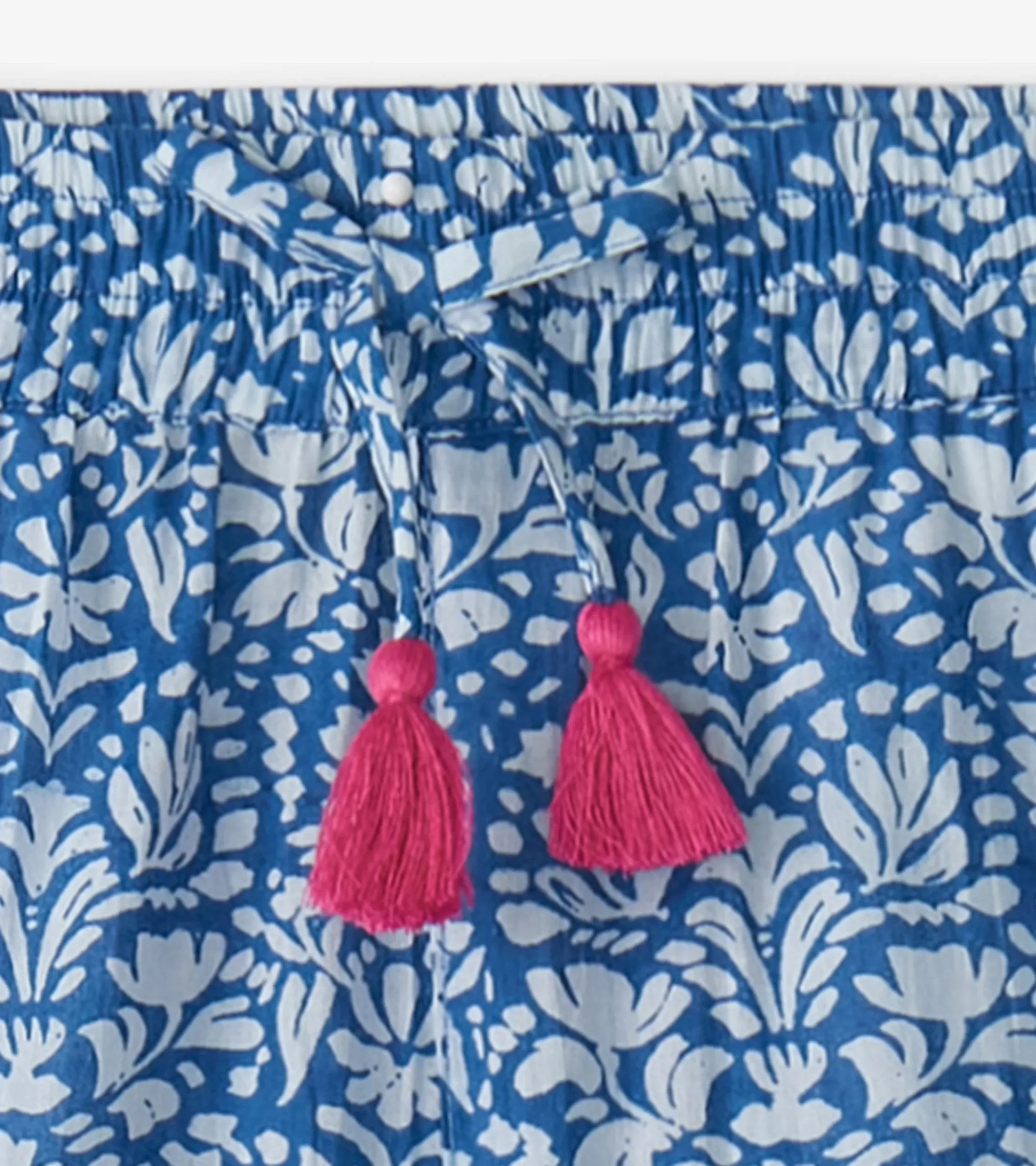 New Hatley Girls Floral Shibori Cropped Culottes