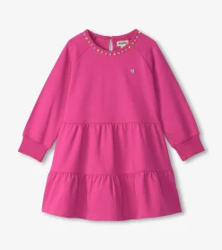 Hatley Girls Flowers Gathered Tiered Dress