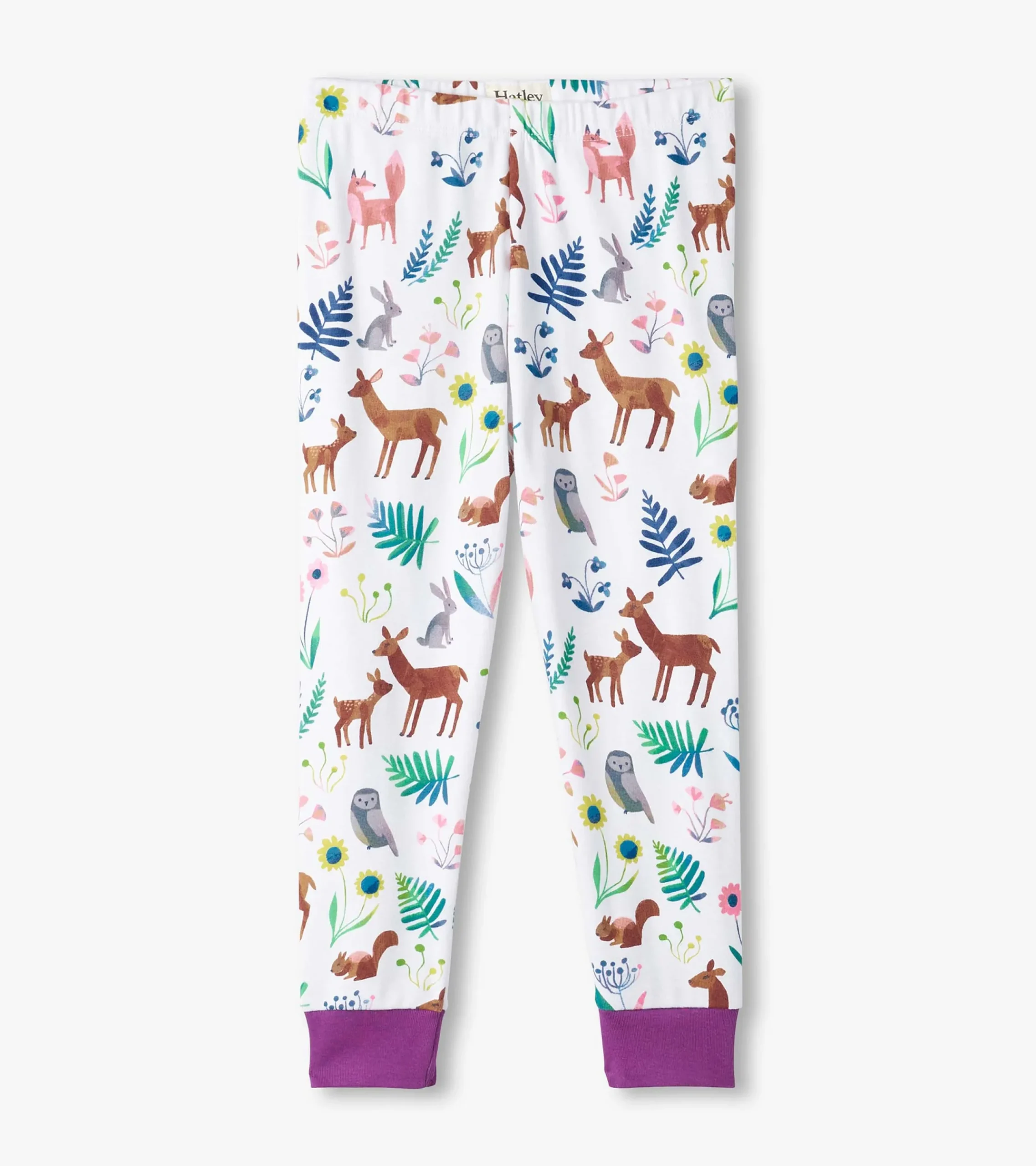 Clearance Hatley Girls Forest Creatures Organic Cotton Pajama Set