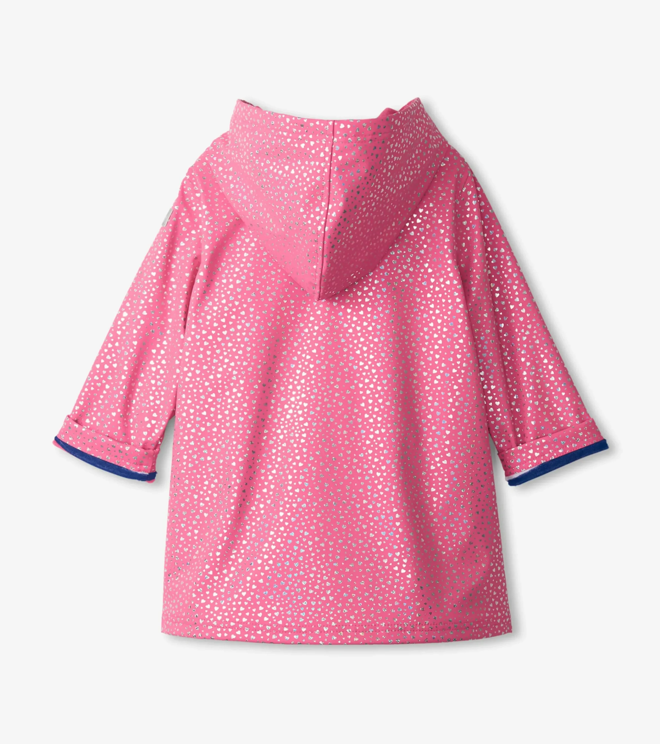 Discount Hatley Girls Glitter Hearts Button-Up Rain Jacket
