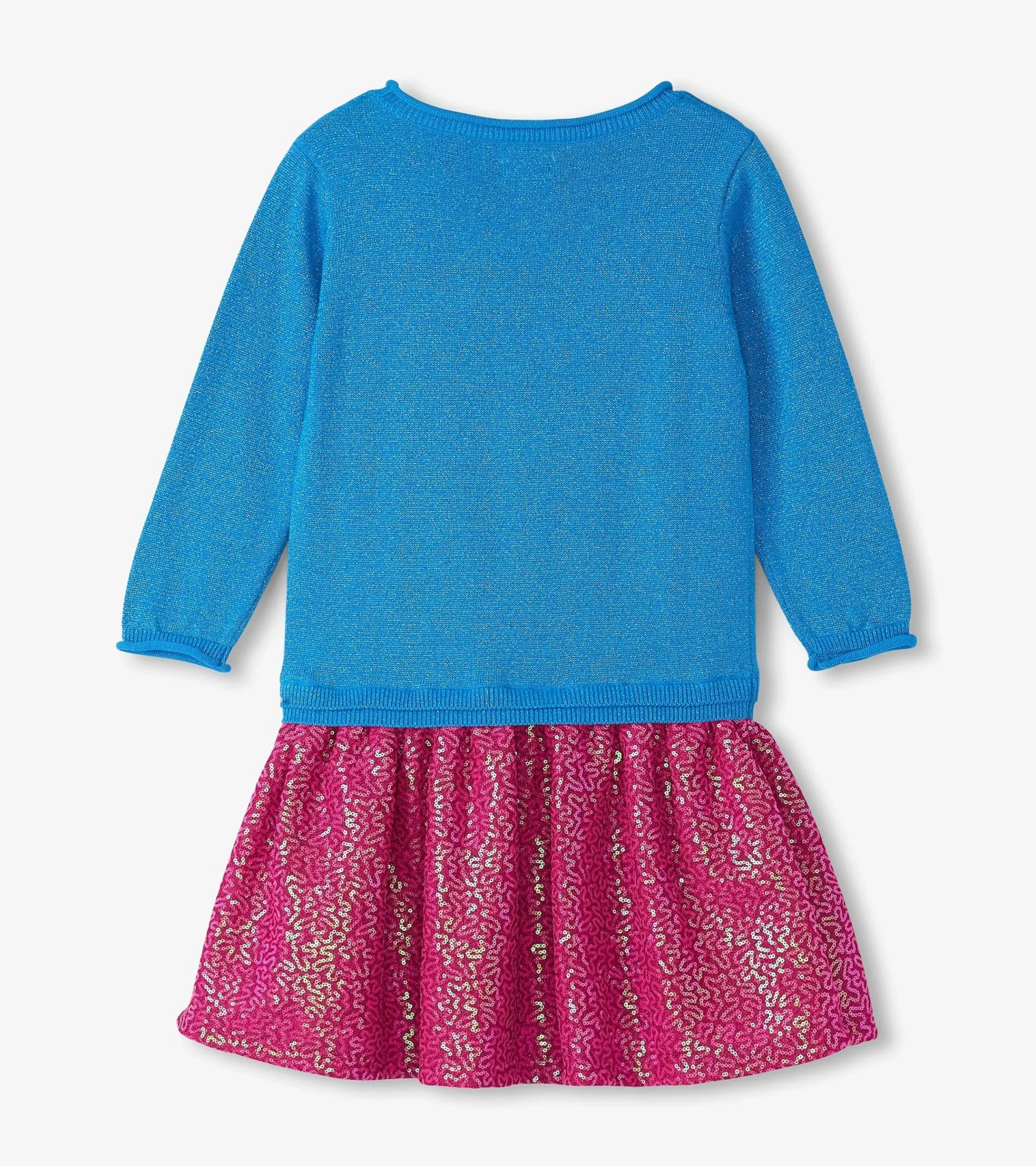 Best Hatley Girls Hearts Dropped Waist Sweater Dress