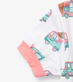 Clearance Hatley Girls Ice Cream Trucks Bamboo Short Pajama Set