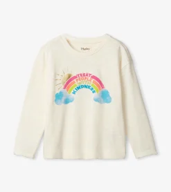 Outlet Hatley Girls Kindness Long Sleeve T-Shirt