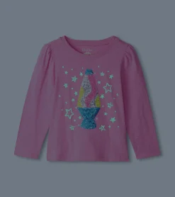 Sale Hatley Girls Lava Lamp Long Sleeve Graphic Tee
