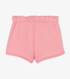 Hot Hatley Girls Light Pink Paper Bag Shorts