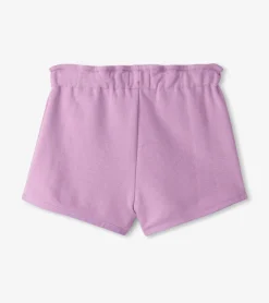 New Hatley Girls Lilac Paper Bag Shorts