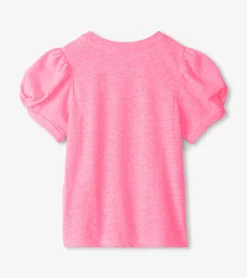Hatley Girls Love Twisted Sleeve Tee