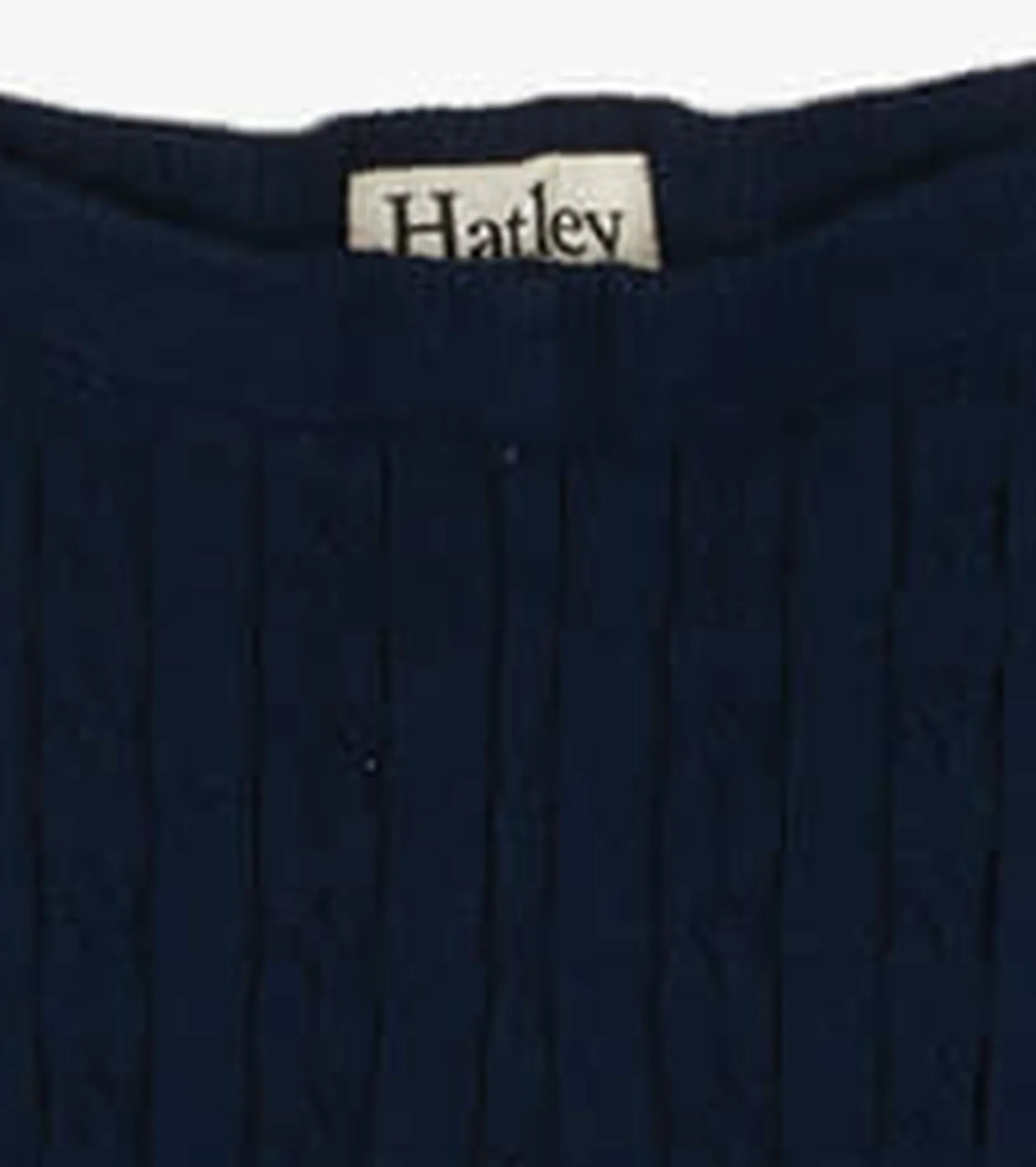 New Hatley Girls Navy Cable Knit Tights