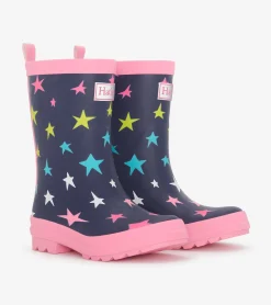 Outlet Hatley Girls Ombre Stars Matte Rain Boots