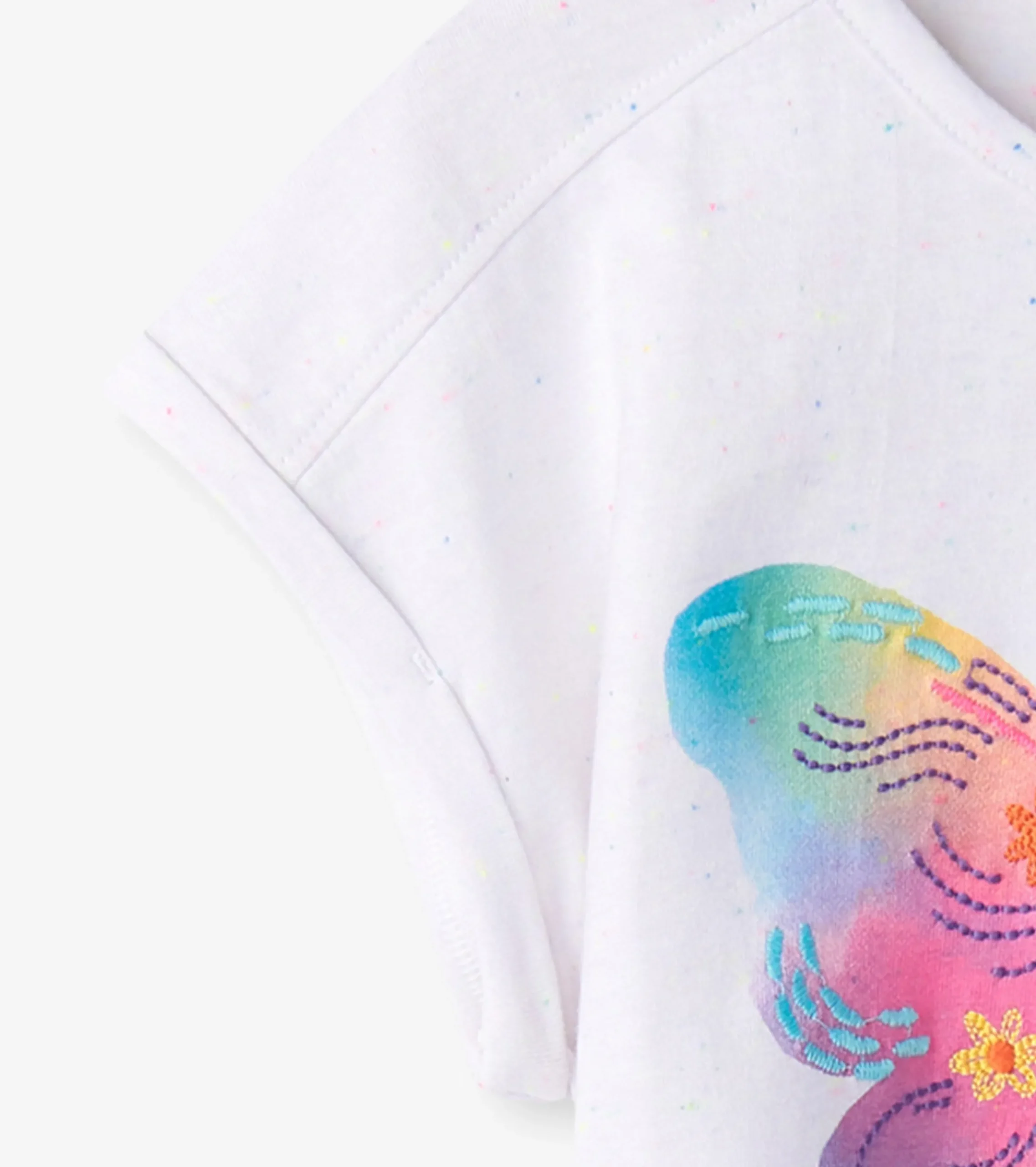 Hot Hatley Girls Painted Butterfly Relaxed T-Shirt