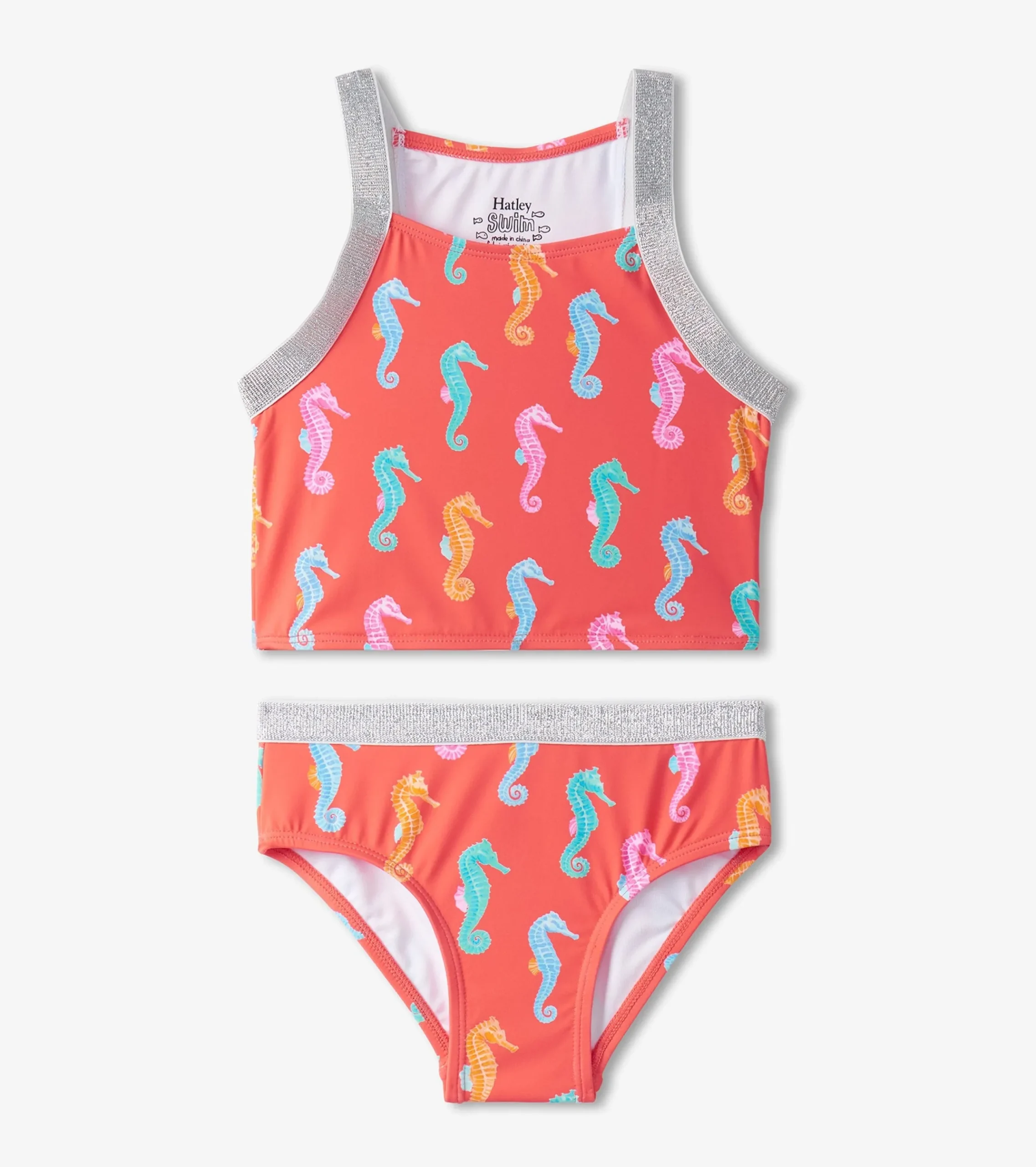 Best Hatley Girls Painted Sea Horse Tankini Set