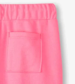Hot Hatley Girls Pink Neon Track Pants