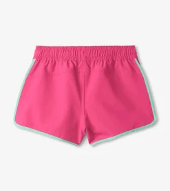 Hatley Girls Pink Quick Dry Shorts
