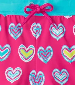Discount Hatley Girls Pink Shibori Swim Shorts