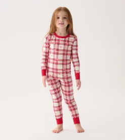 Sale Hatley Girls Plaid Hearts Pajama Set
