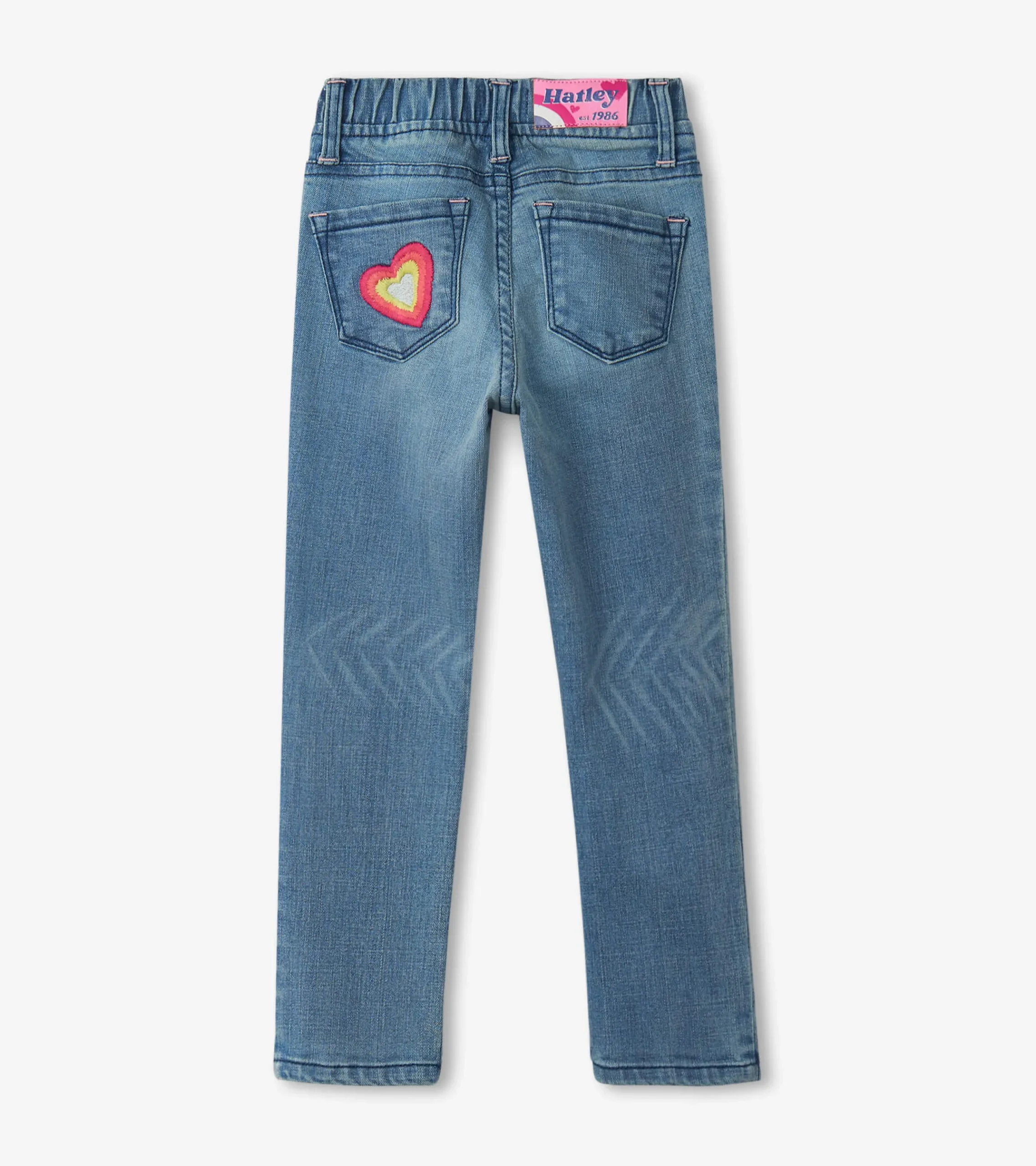 Best Hatley Girls Pretty Patches Stretch Jeans