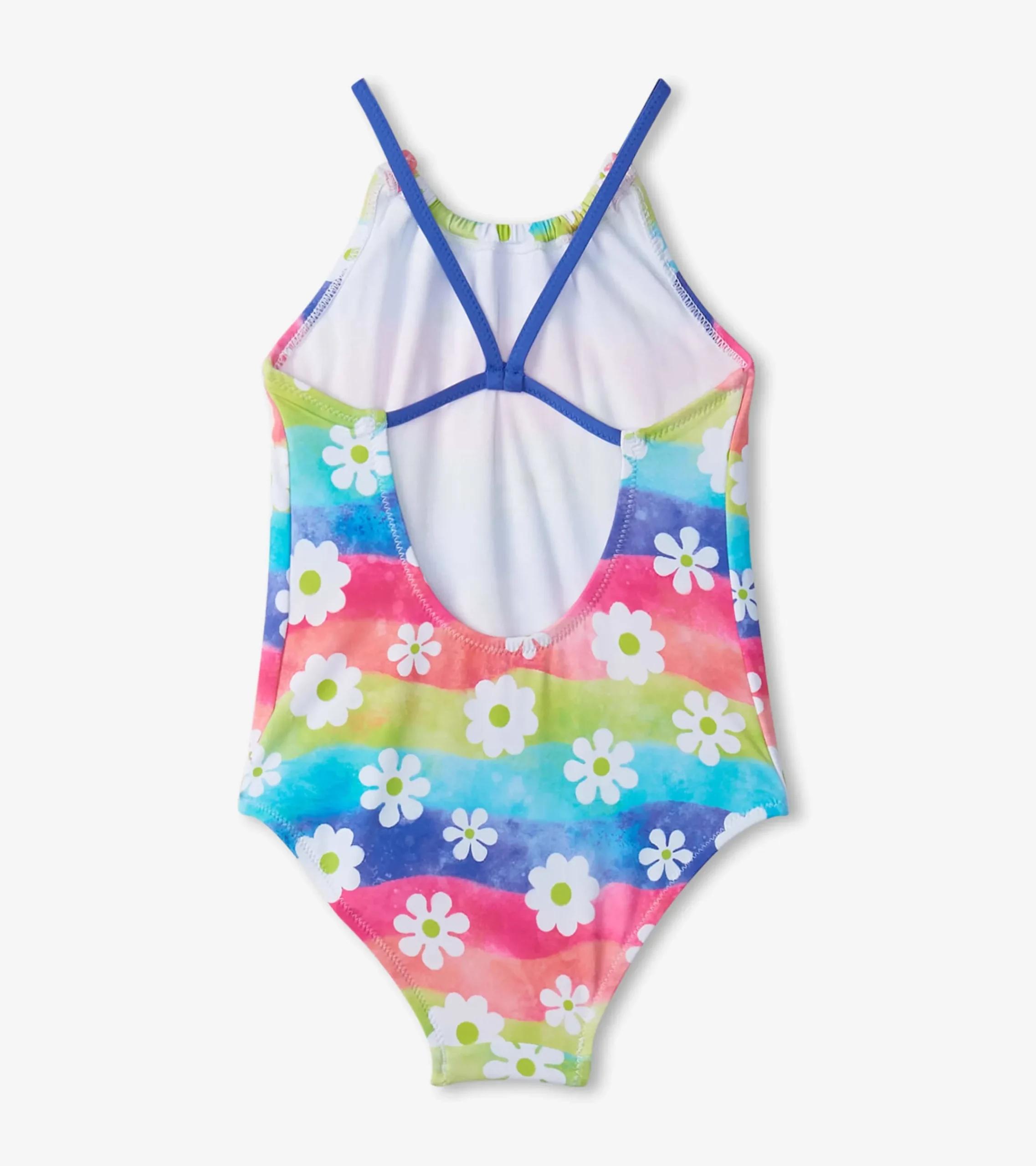 Hot Hatley Girls Rainbow Flower Gathered Swimsuit