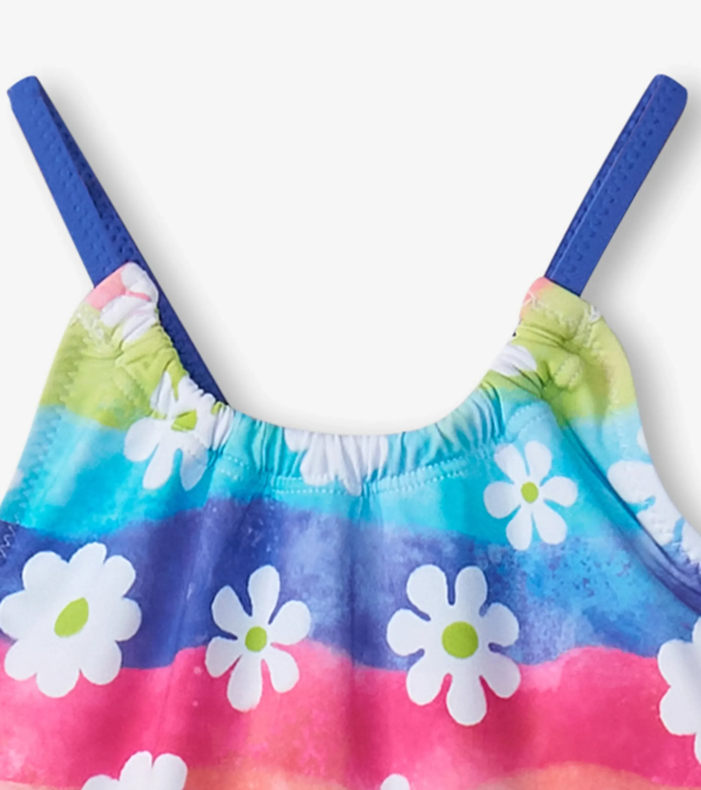 Hot Hatley Girls Rainbow Flower Gathered Swimsuit