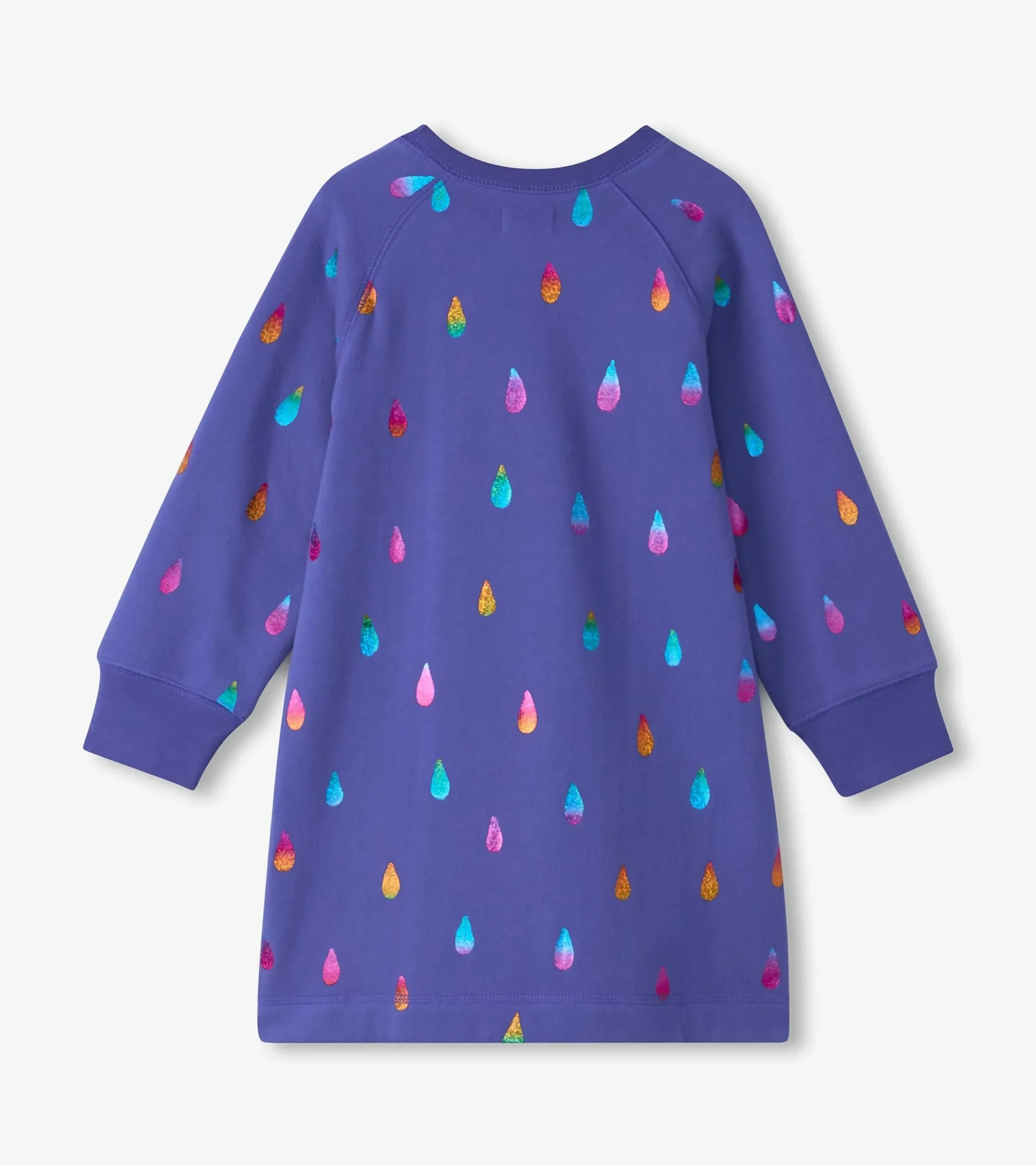 Sale Hatley Girls Rainbow Raindrops Sweater Dress