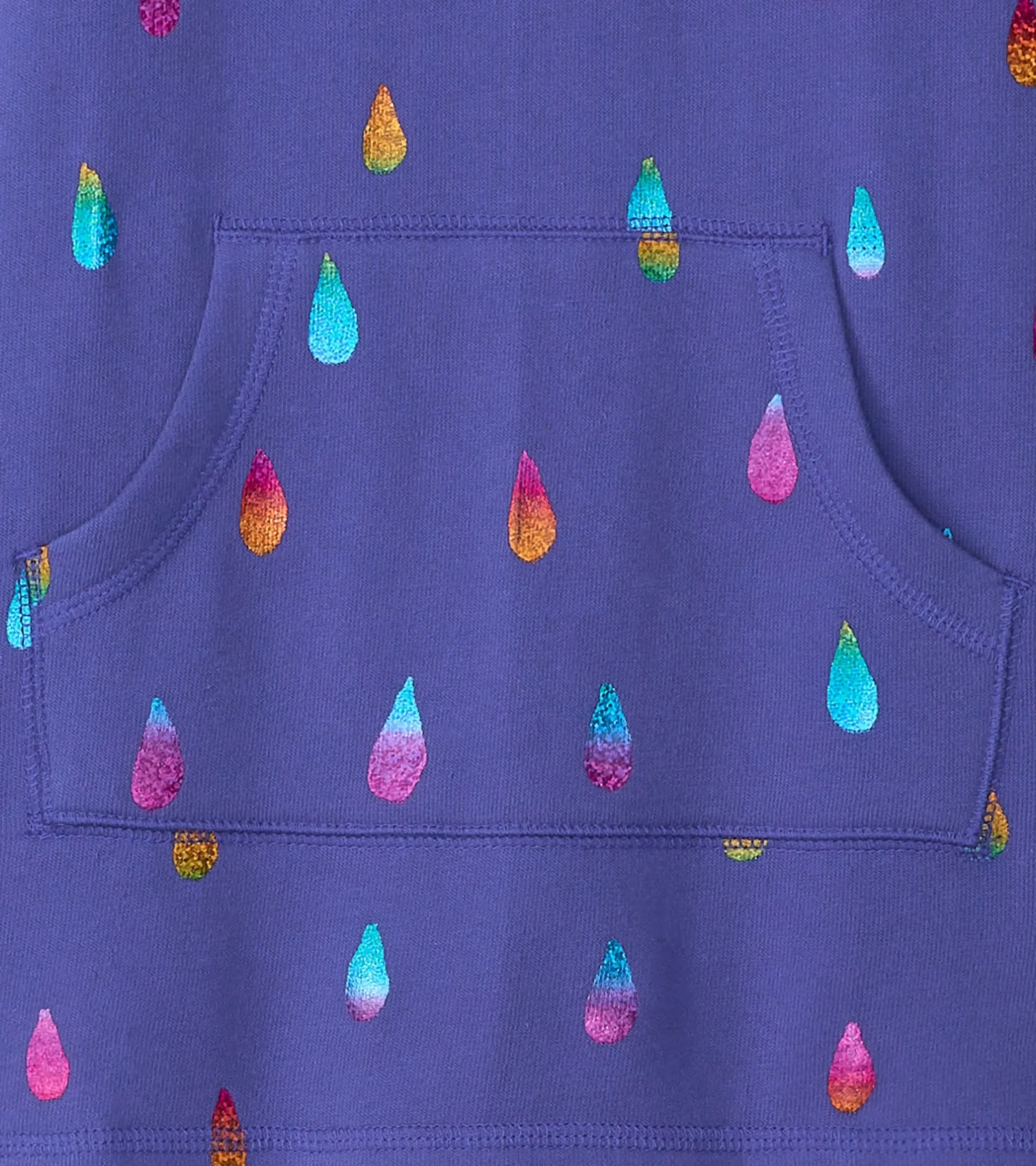 Sale Hatley Girls Rainbow Raindrops Sweater Dress