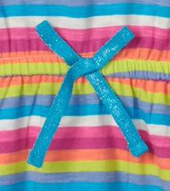 Clearance Hatley Girls Rainbow Stripes Drop Waist Dress