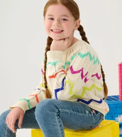 Sale Hatley Girls Rainbow Sweater