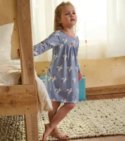 Online Hatley Girls Rainbow Unicorn Long Sleeve Nightgown