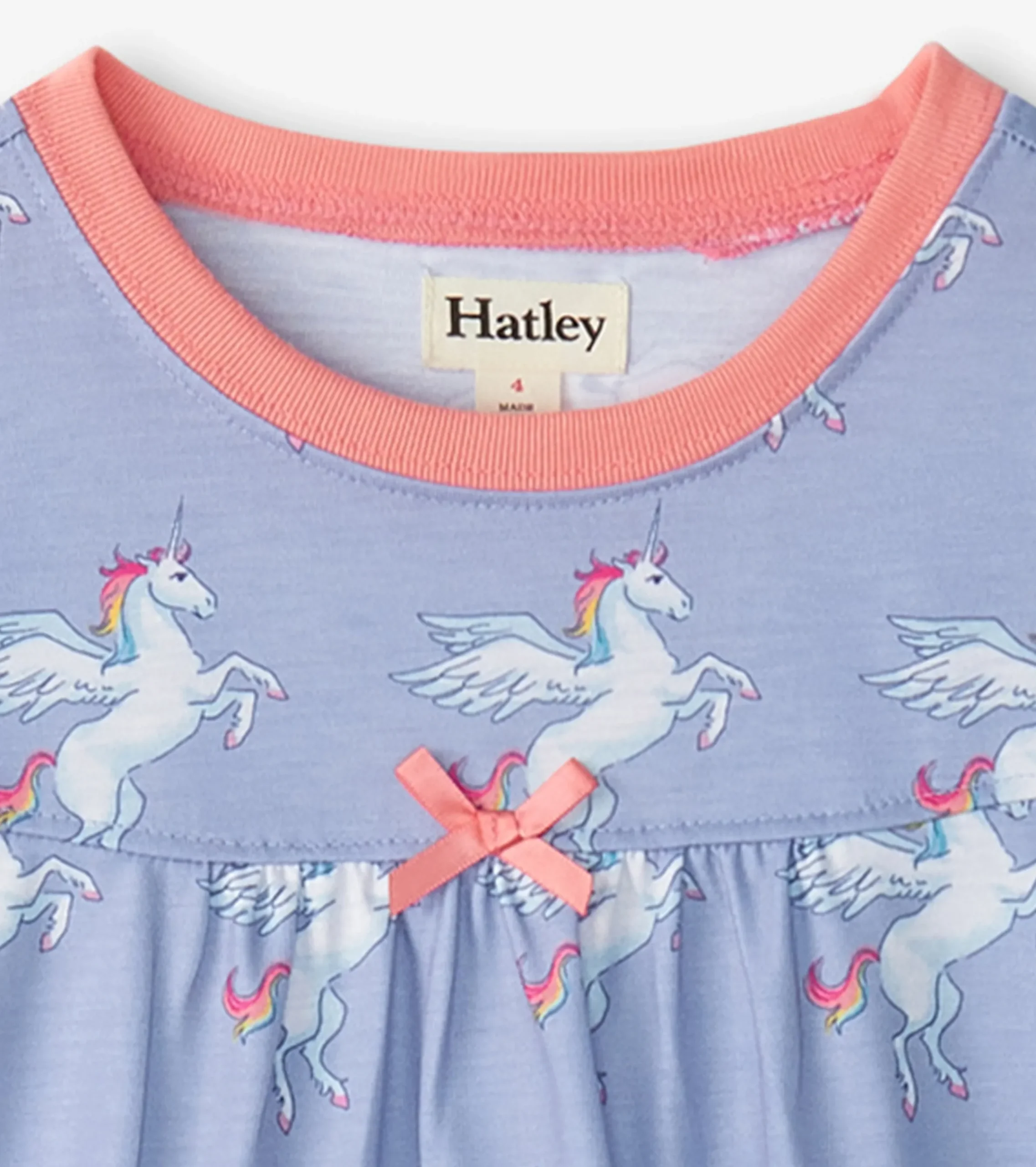 Online Hatley Girls Rainbow Unicorn Long Sleeve Nightgown