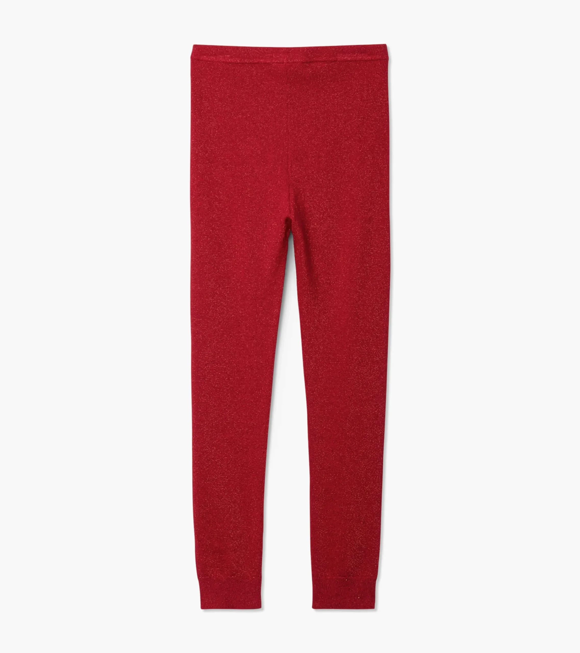 Best Hatley Girls Red Shimmer Knit Leggings