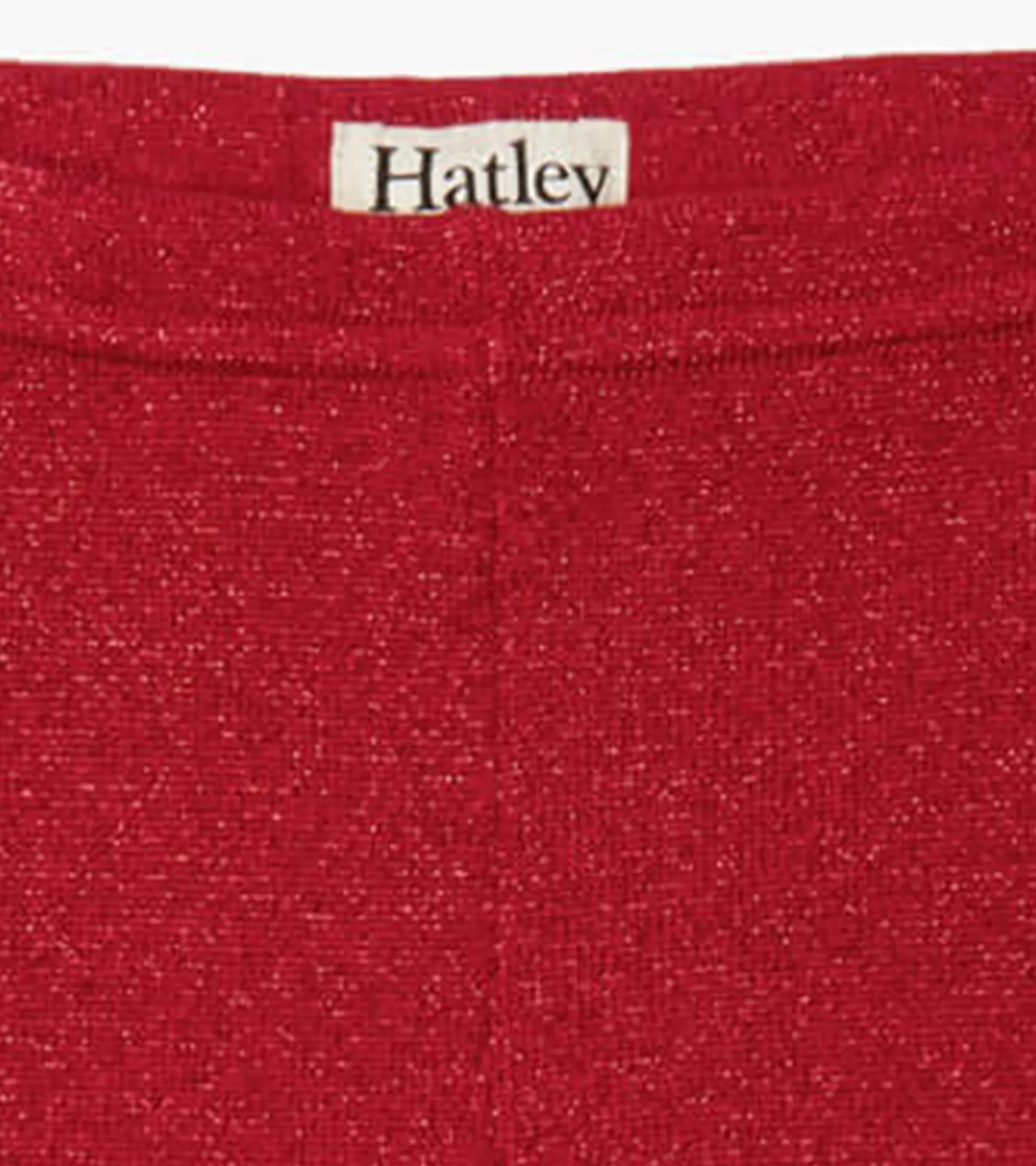 Best Hatley Girls Red Shimmer Knit Leggings
