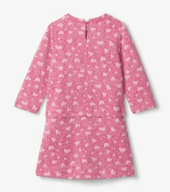 Clearance Hatley Girls Scattered Hearts Shift Dress