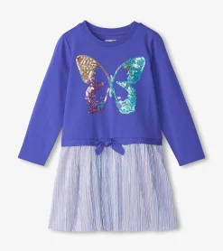 Sale Hatley Girls Sequin Butterfly Skirt Dress