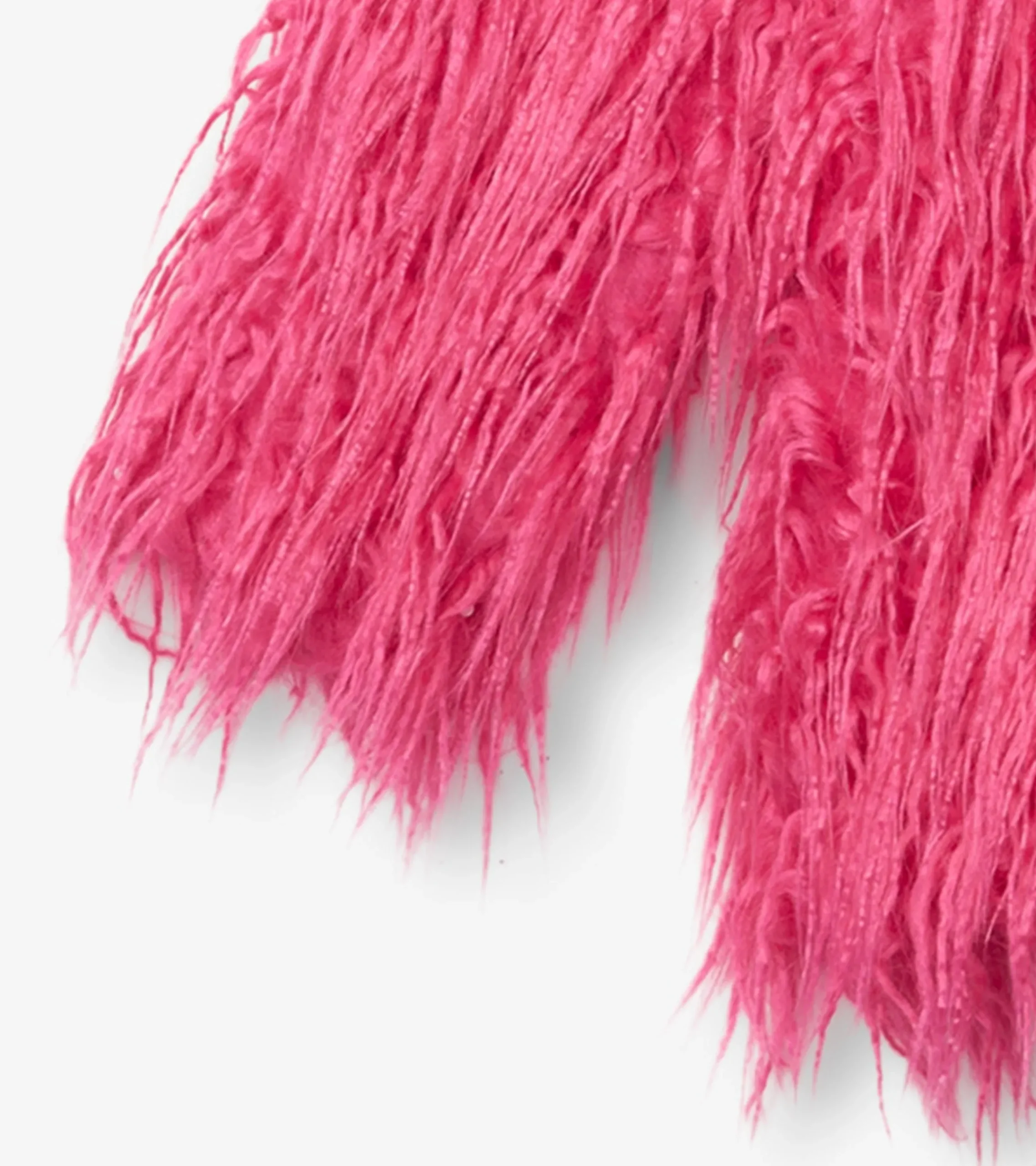Discount Hatley Girls Sheer Pink Faux Fur Jacket