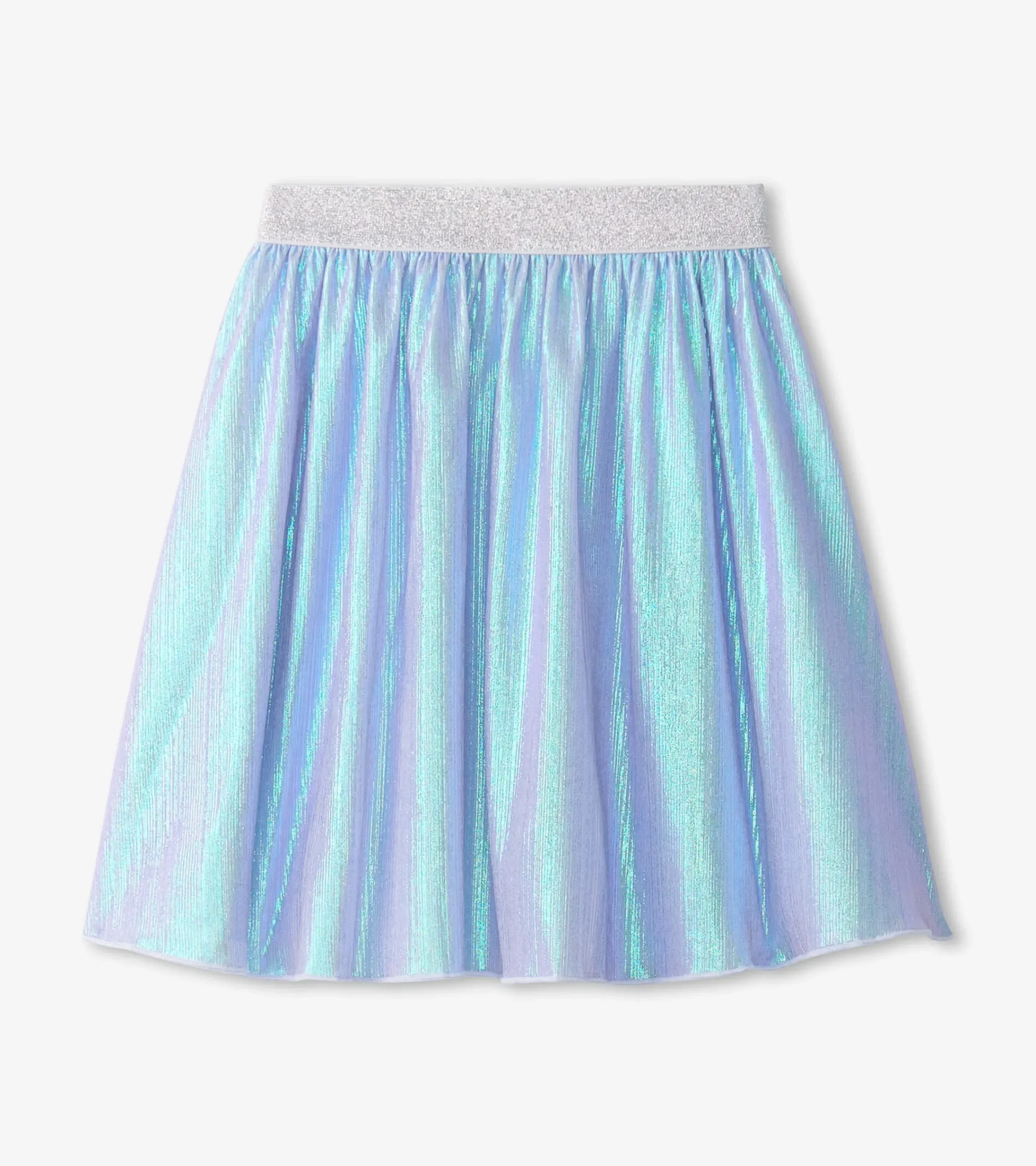 Discount Hatley Girls Silver Metallic Mid Length Skirt