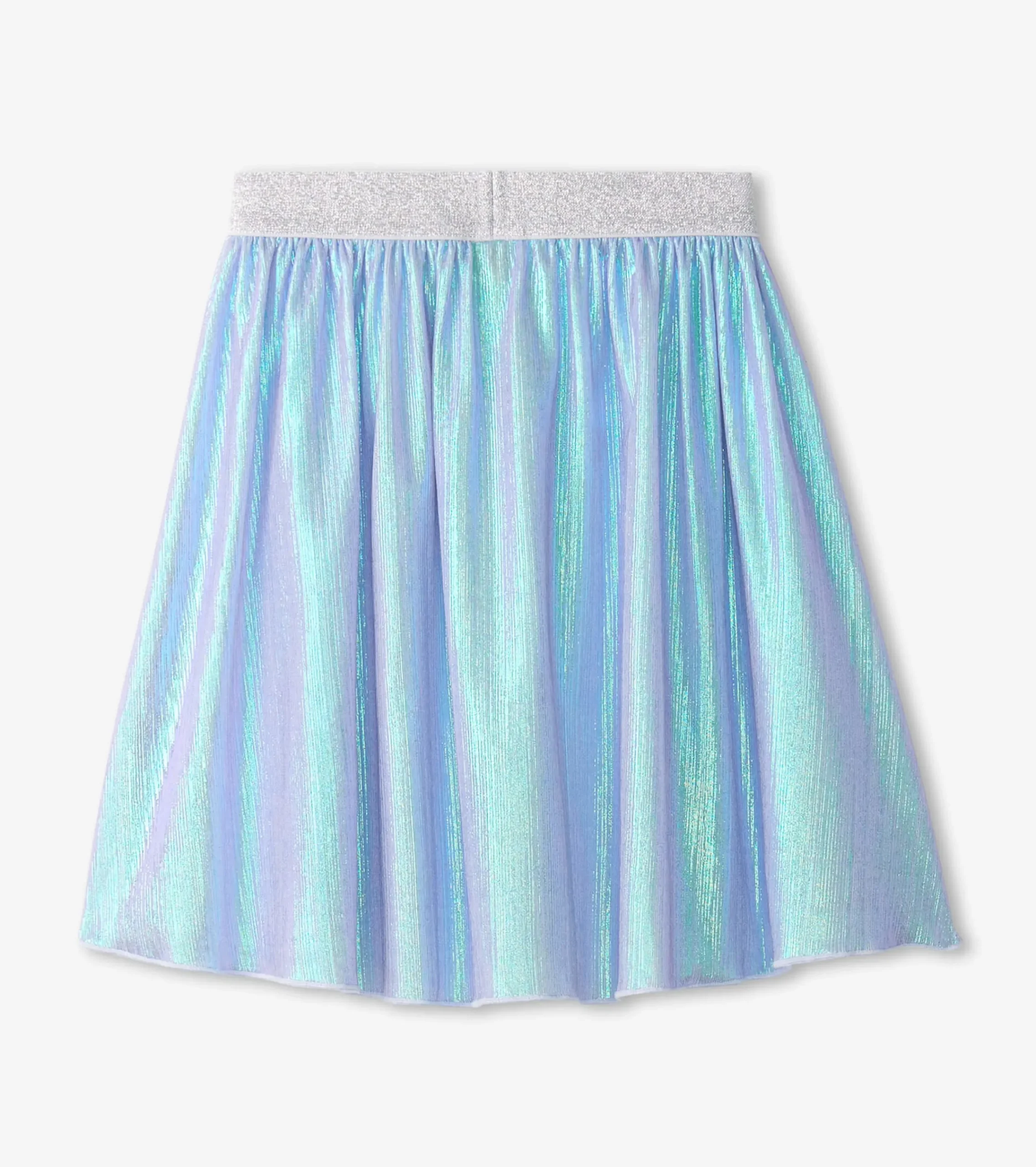 Discount Hatley Girls Silver Metallic Mid Length Skirt