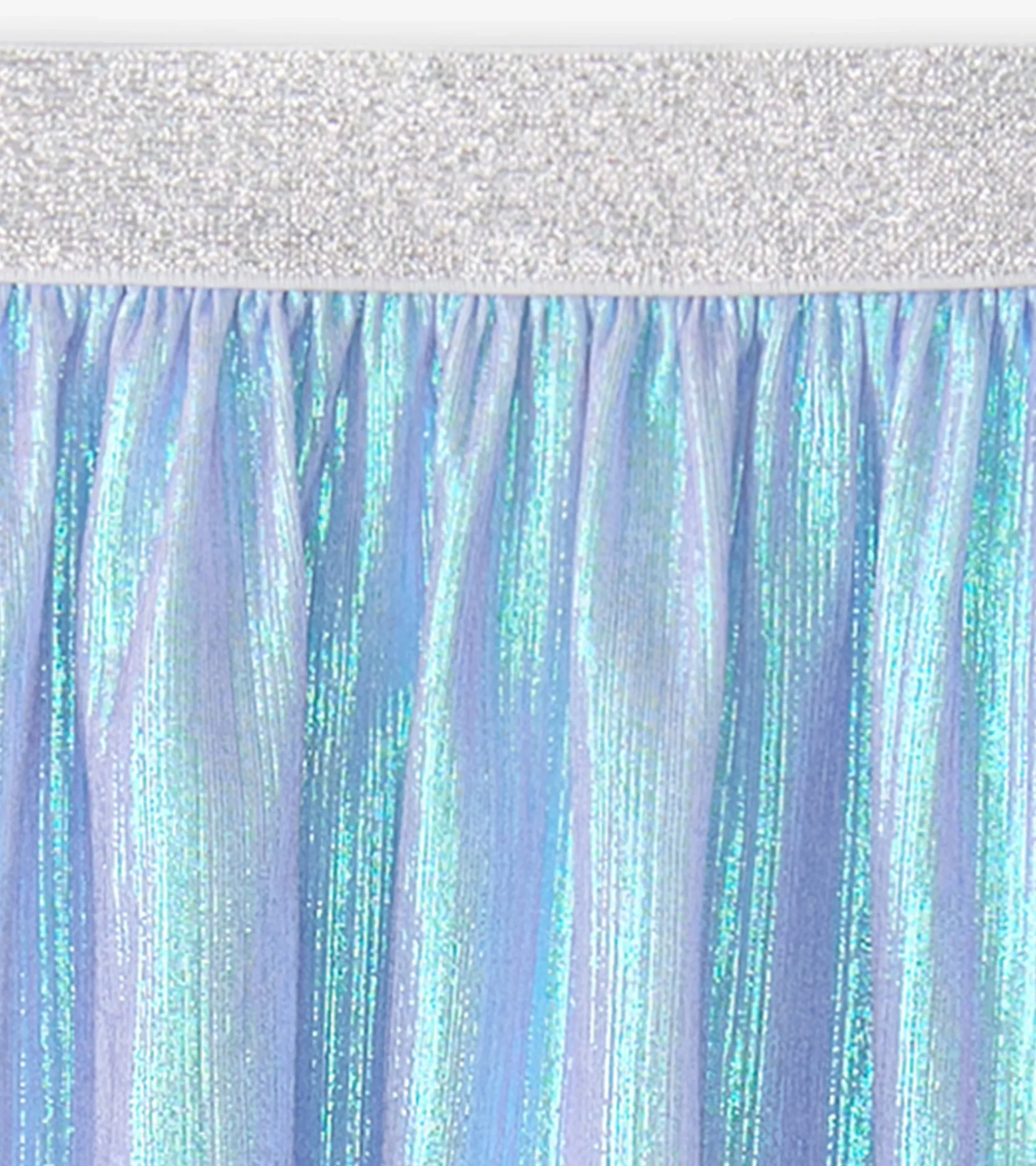 Discount Hatley Girls Silver Metallic Mid Length Skirt